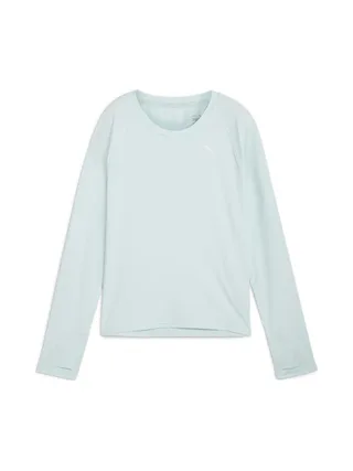 T-Shirt Manches Longues Bleu Femme Puma Run Cloudspun 1