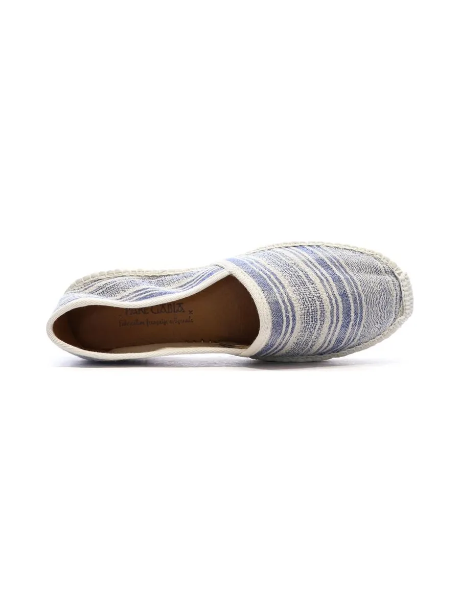 Espadrilles Blanches/Bleu Femme Pare Gabia Aduna 5