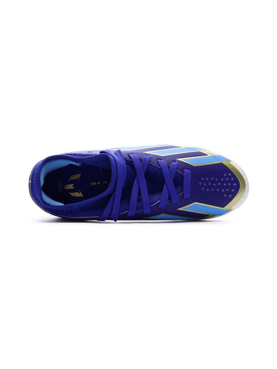 Chaussures de football Noires/Bleu Garçon Adidas Crazyfast League 5