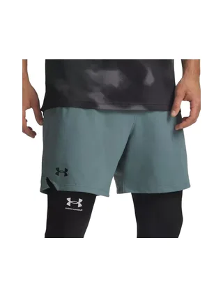 Short de Running Vert/Noir Homme Under Armour Vanish Woven 1373718 1