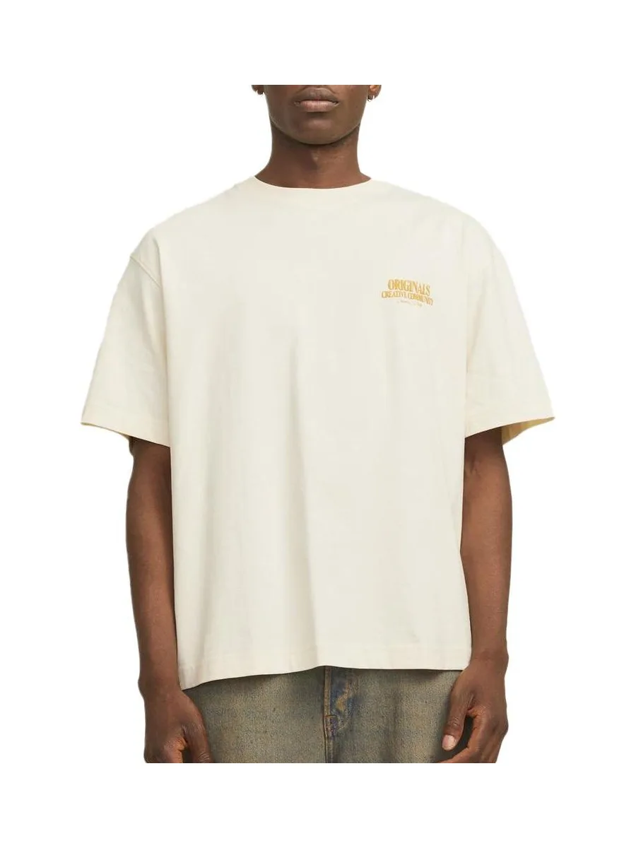 T-Shirt Beige Homme Jack & Jones Bury 2