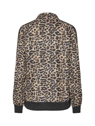 Sweat Léopard Marron/Noir Femme Pieces Grace 2