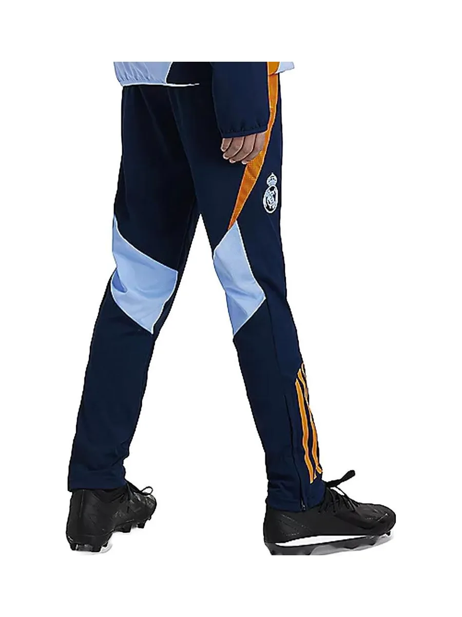 Real Madrid Pantalon fluide Bleu Garçon Adidas 24 3