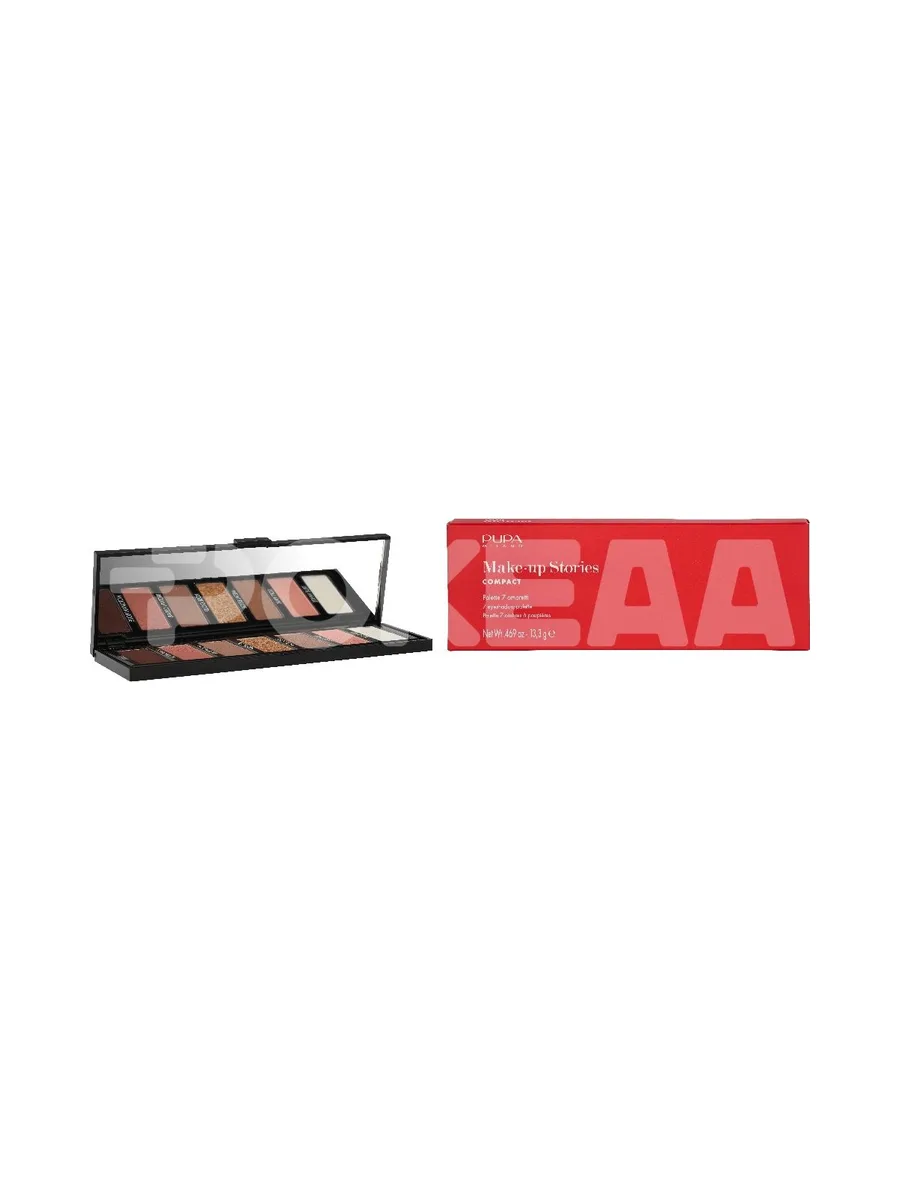 Pupa Make Up Stories Comp. 7 Multi-Finish Eyeshadow Palette 13.3g - #004 Rose Addicted 1