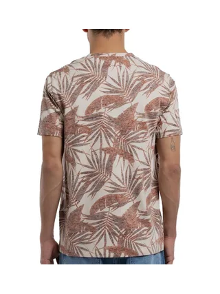 T-shirt Beige/Bordeaux Homme Teddy Smith Areski 2