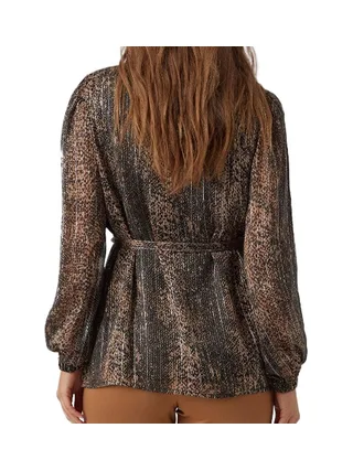 Blouse de Grossesse Noir/Marron Femme Vero Moda Maternity 20018589 2