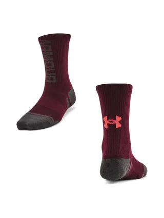 x3 Paires de Chaussettes Blanc/Gris/Rouge Under Armour 1379521 2