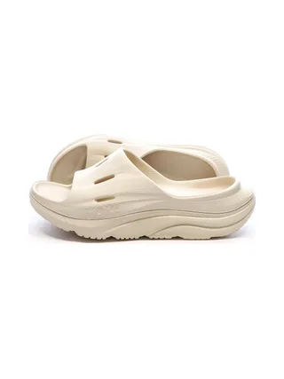 Claquettes Beiges Homme Hoka Recovery 1