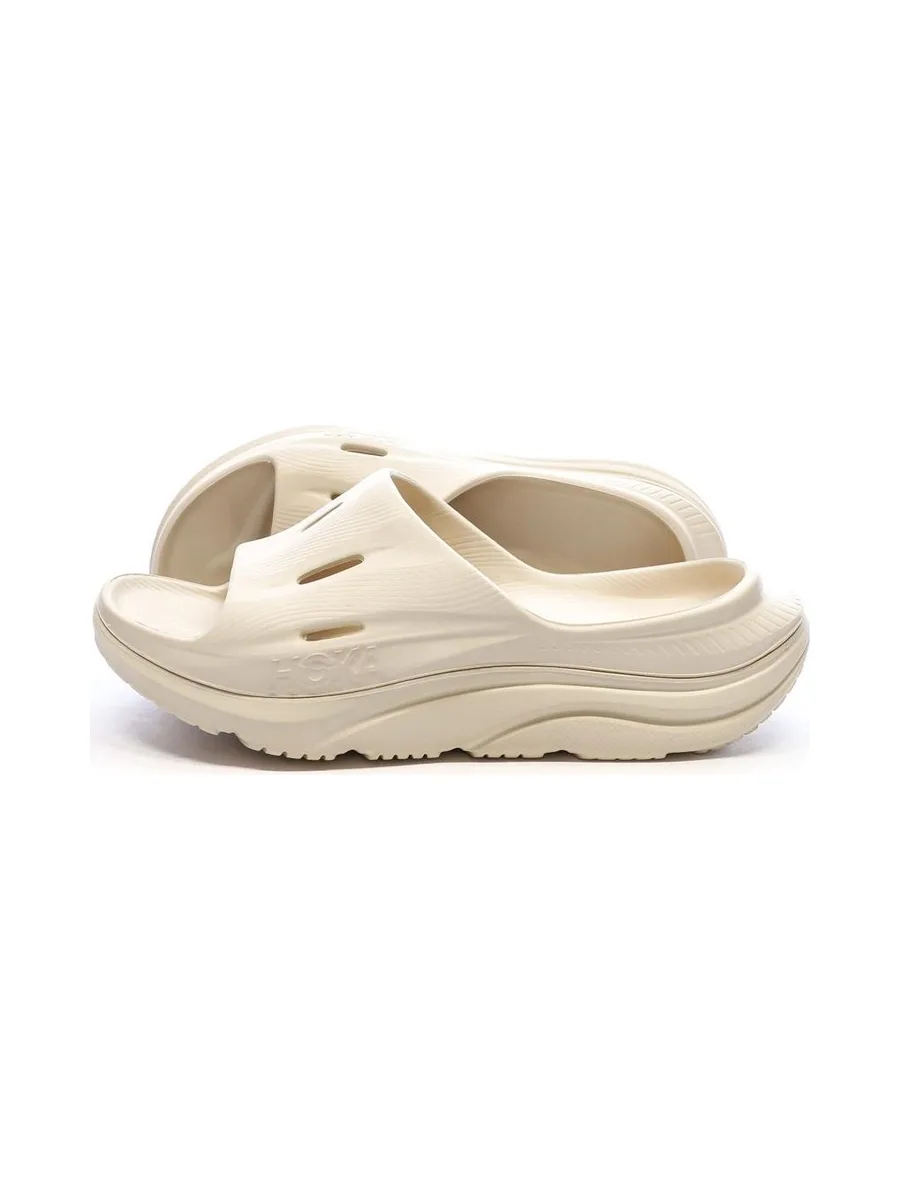 Claquettes Beiges Homme Hoka Recovery 1