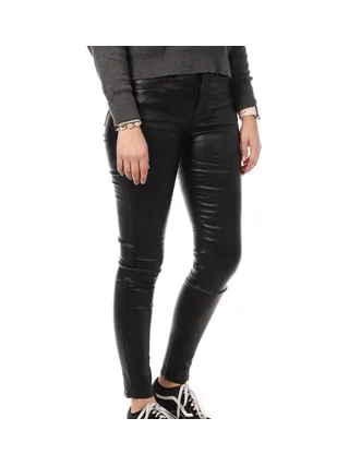 Pantalon skinny enduit Noir Monday Premium Paillettes 1