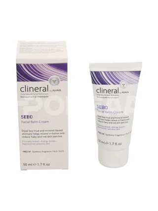 Ahava Clineral SEBO Facial Balm Cream 50ml - Approved Sor Sensitive Skin 1