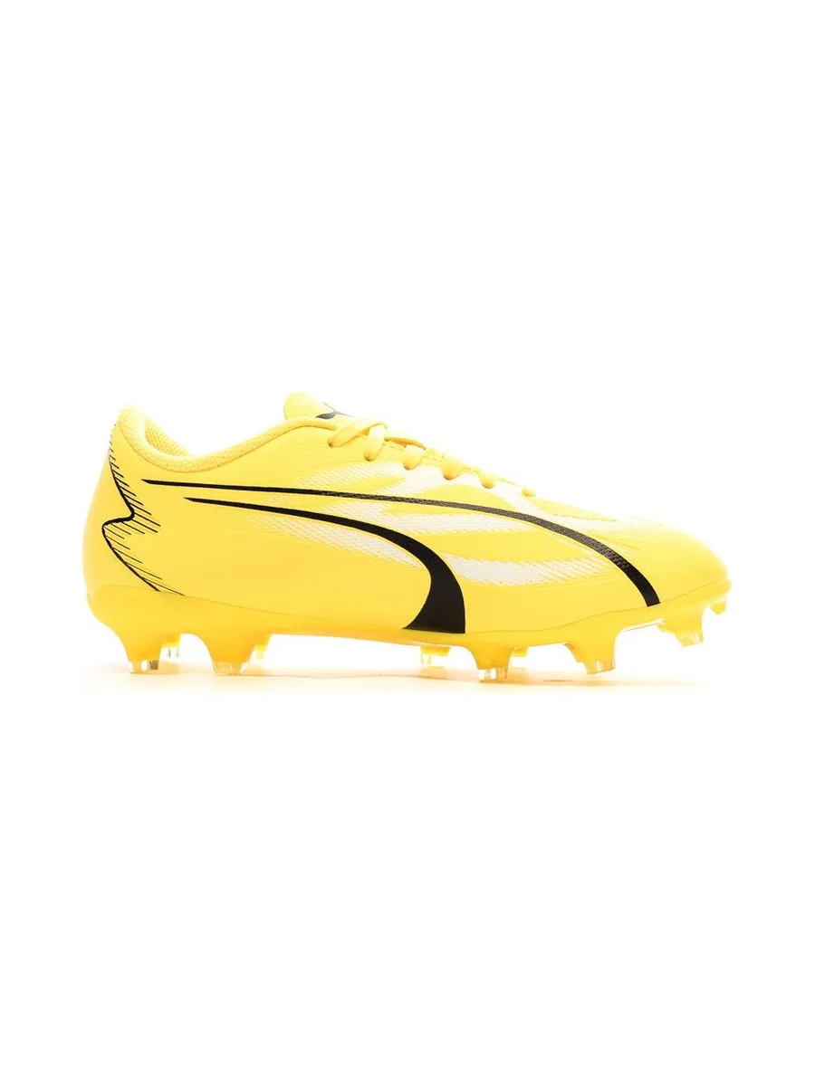 Chaussures de Foot Jaunes Enfant Ultra Play FG/AG 2
