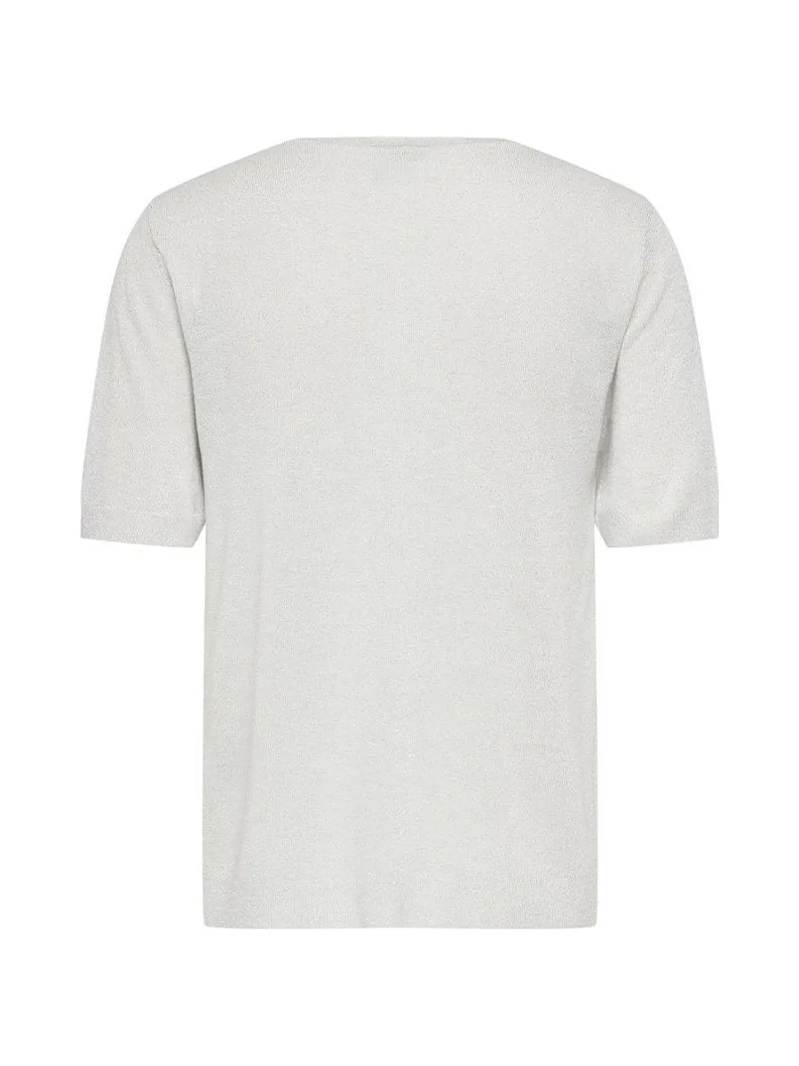 T-Shirt Gris Perle Femme JDY Laya 2