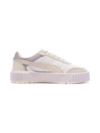 Baskets Blanches/Mauve Fille Puma Carina Mia 2