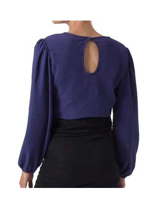 Blouse de Grossesse Marine Femme Mamalicious Aura 2