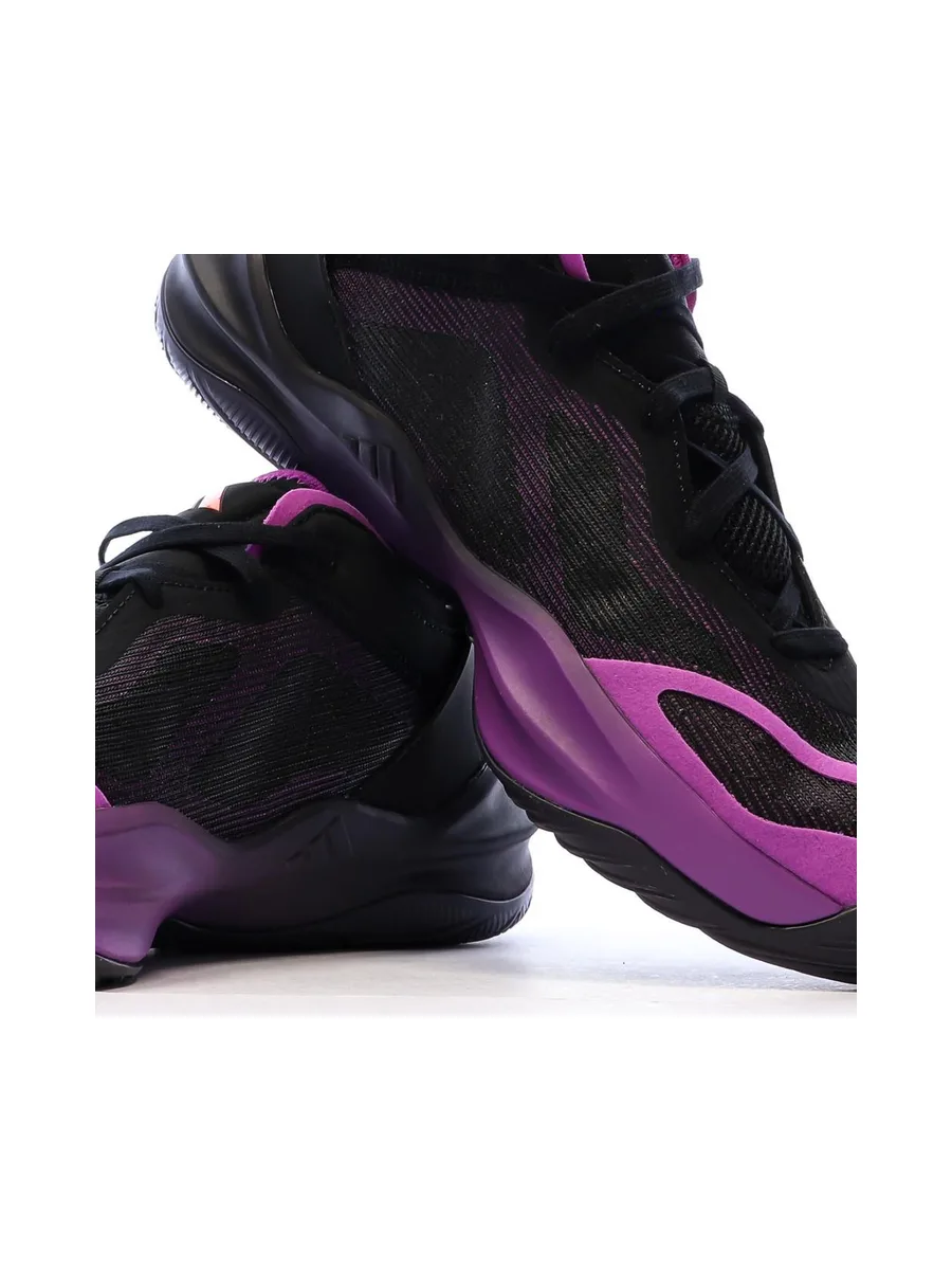 Chaussures de basketball Noir/Violet Homme Adidas Adizero 8