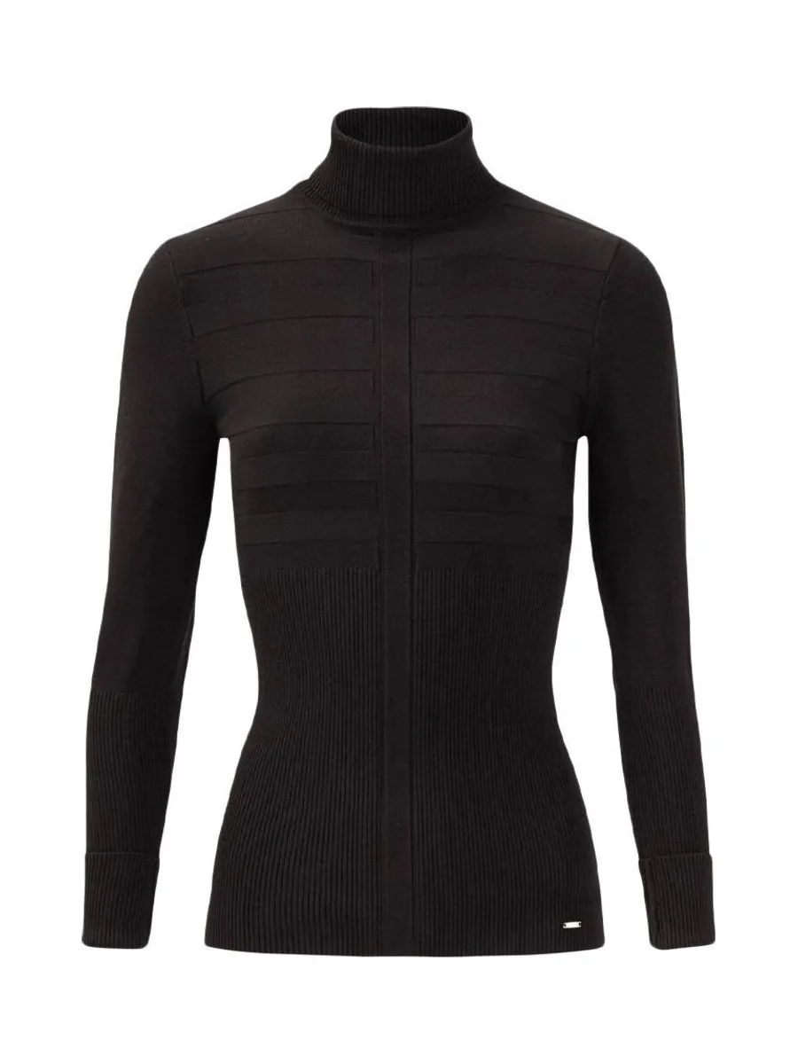Pull Noir Femme Morgan Mentos 3
