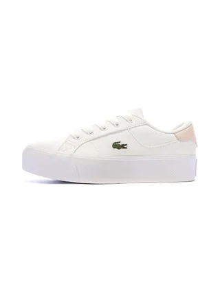 Baskets Blanches/Roses Femme Lacoste Ziane Platform 1