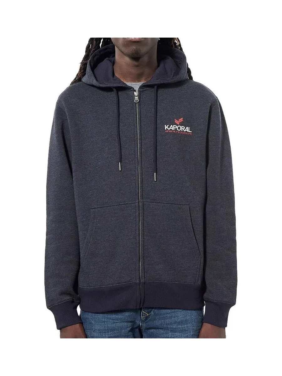 Sweat Zippé Marine Homme Kaporal Byla 2