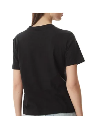 T-Shirt Noir Femme Calvin Klein Jeans Classic 12 2