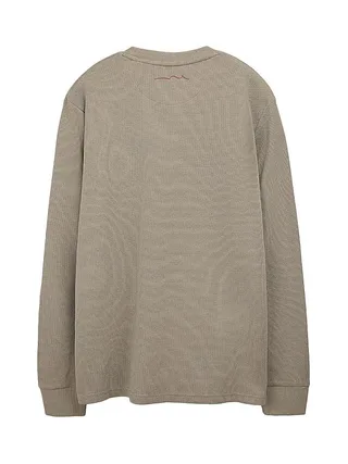 Pull Beige Foncé Homme Teddy Smith Waffle 2