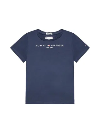 T-shirt Marine Fille Tommy Hilfiger Essential 1