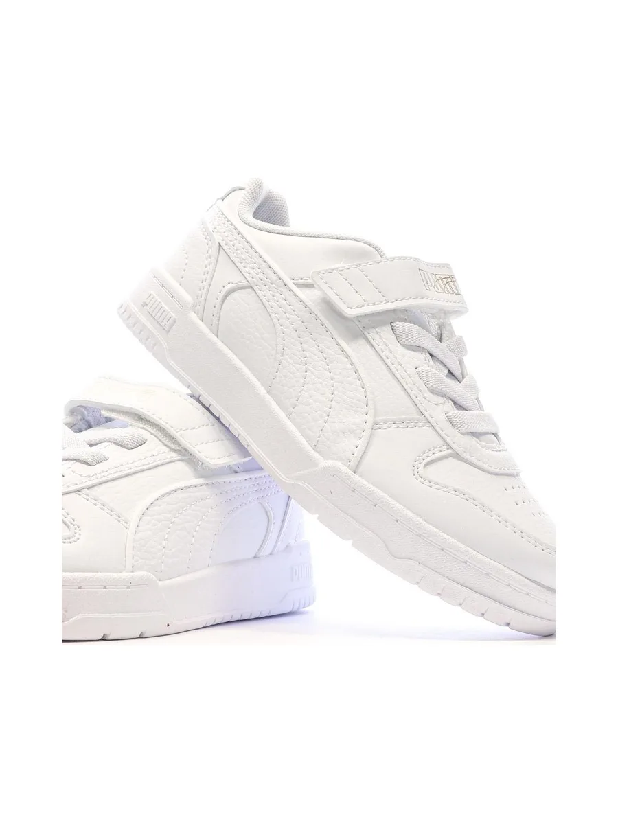 Baskets Blanches Garçon Puma Rbd Game Low 8