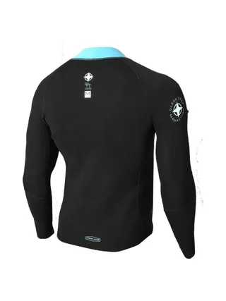 Top néoprène longe cote homme Ocean Step Optimizer 2/2mm Black Oil Blue 2