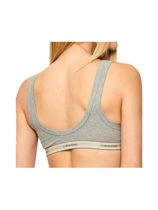 Brassière Grise Femme Calvin Klein Jeans Unlined 2