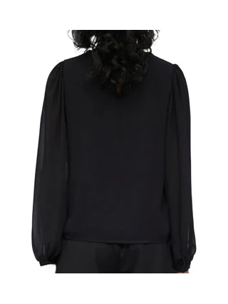 Blouse Noire fluide Femme Vero Moda Mila 2