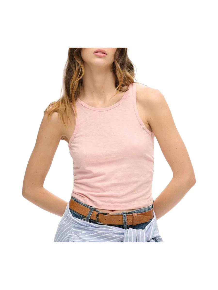 Débardeur Rose Femme Superdry Superdry Ruched 2