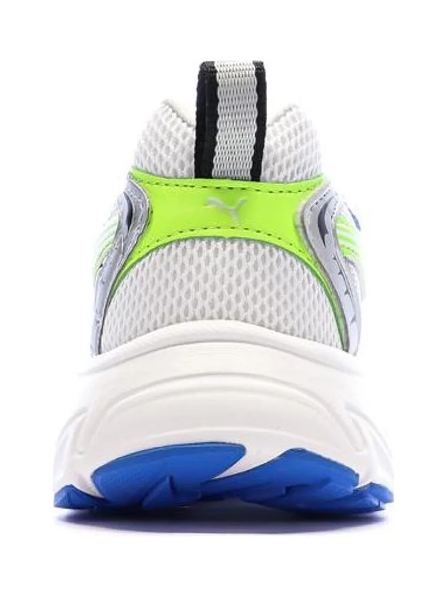 Baskets Blanches/Bleu Garçon Puma Morphic 4