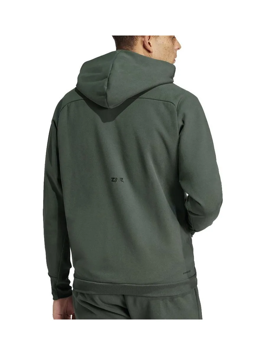 Sweat Zippé Kaki Homme Adidas IR5240 3