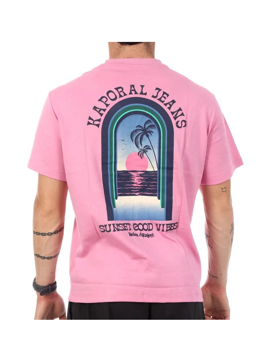 T-Shirt Rose Homme Kaporal TYGAE 3