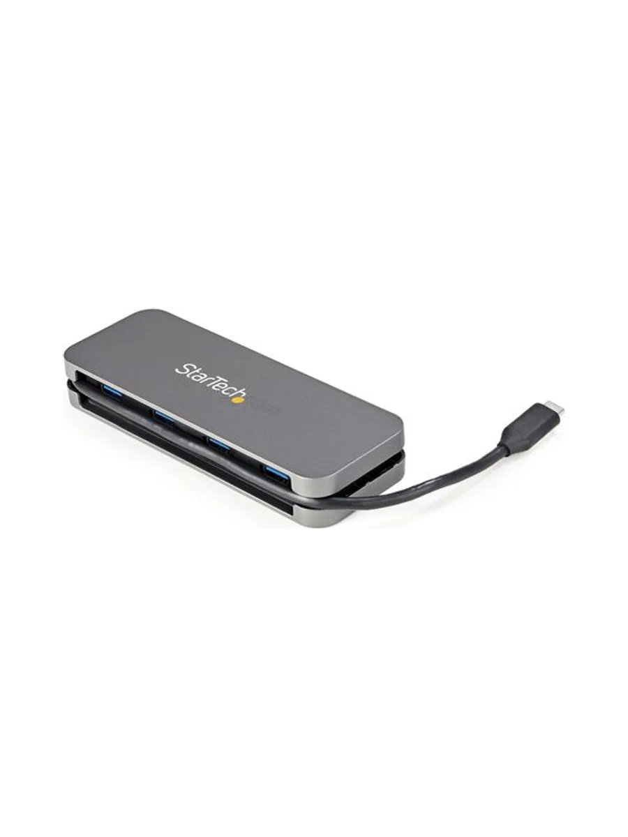 4 Port USB C Hub 5Gbps - 4A - 11in Cable 6