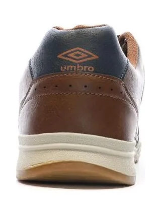 Baskets Marron/Marine Homme Umbro Jade Net 3