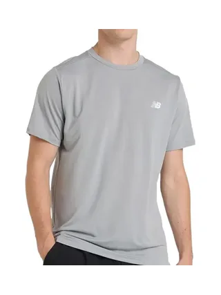 T-Shirt Gris Homme New Balance MT51801 1