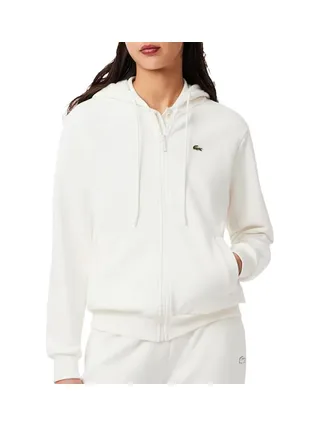 Sweat Blanc Femme LacosteSF5256 1