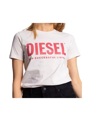 T-shirt Blanc Femme Diesel Sily 1