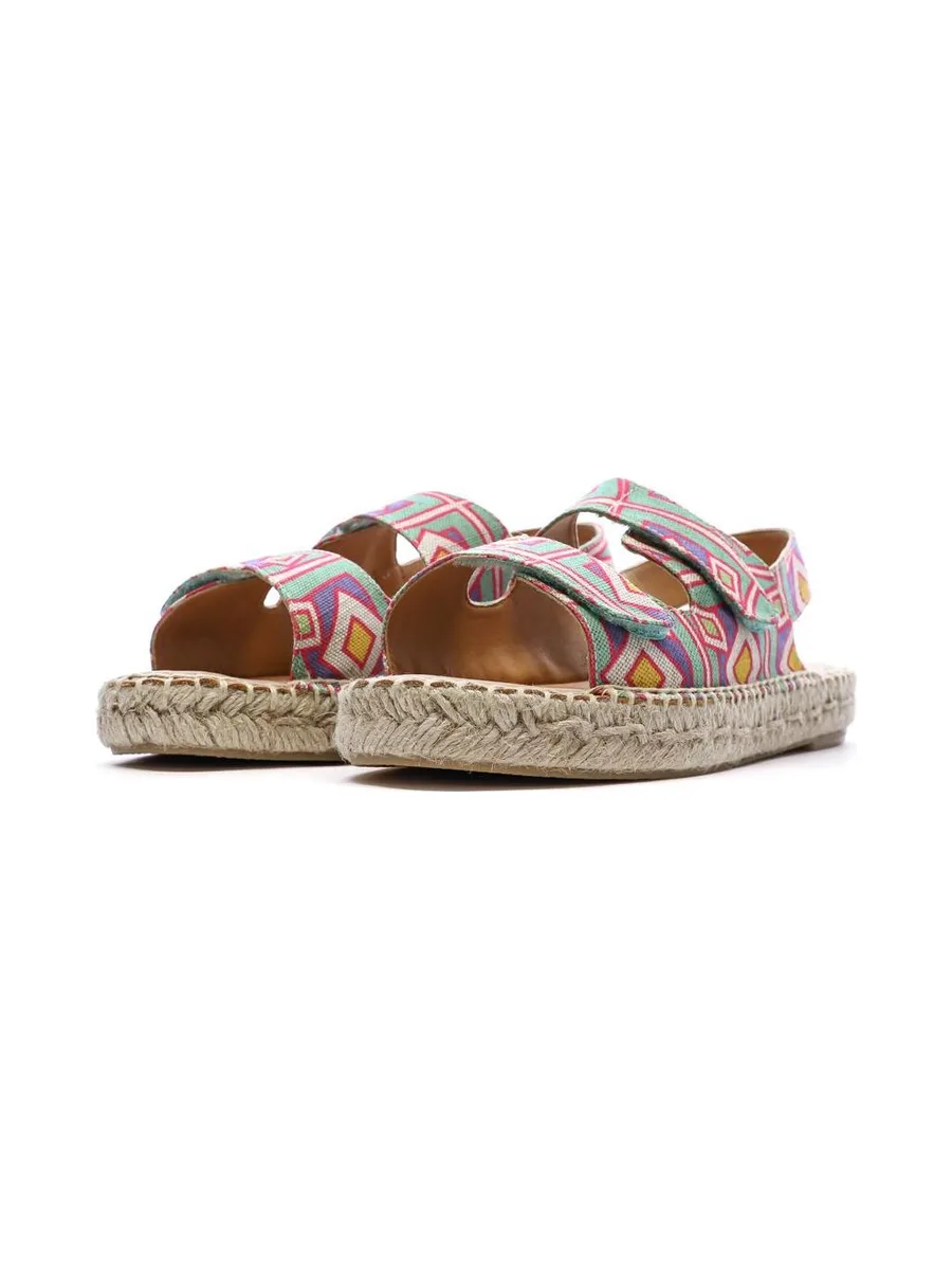 Sandales Roses/Vertes Fille Pare Gabia Doris 7