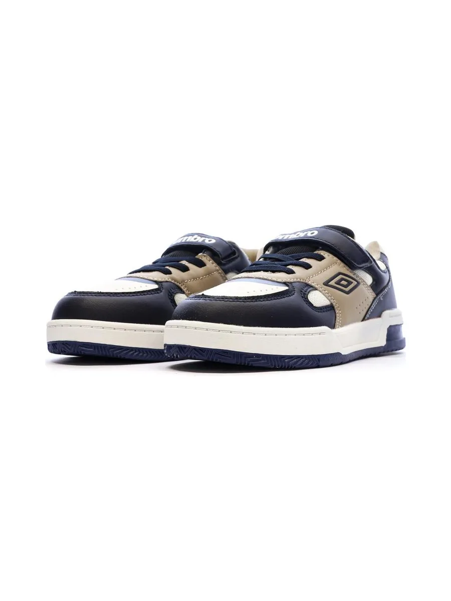 Baskets Blanches/Marine/Noires Garçon Umbro Travys 7