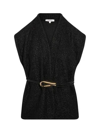 Veste Sans Manches Noir Femme Morgan VELOISE 3