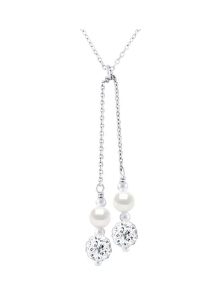 Collier Véritables Perles de Culture d'Eau Douce Rondes 6-7 mm — Argent 925 Millièmes — 42 cm 1