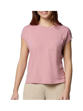 T-Shirt Rose Femme Columbia Boundless Trek 1