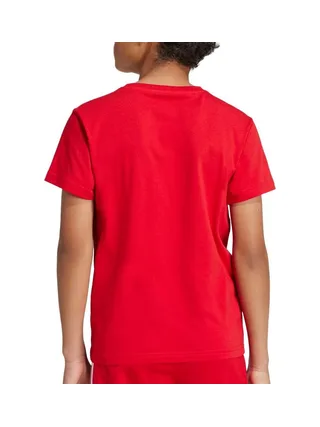 T-Shirt Rouge Mixte Adidas Trefoil 2