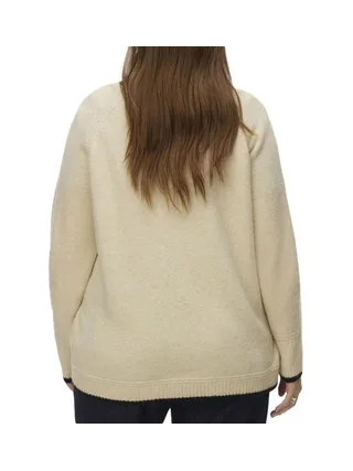 Pull Blanc/Beige Femme Vero Moda Curve Caquarius 2