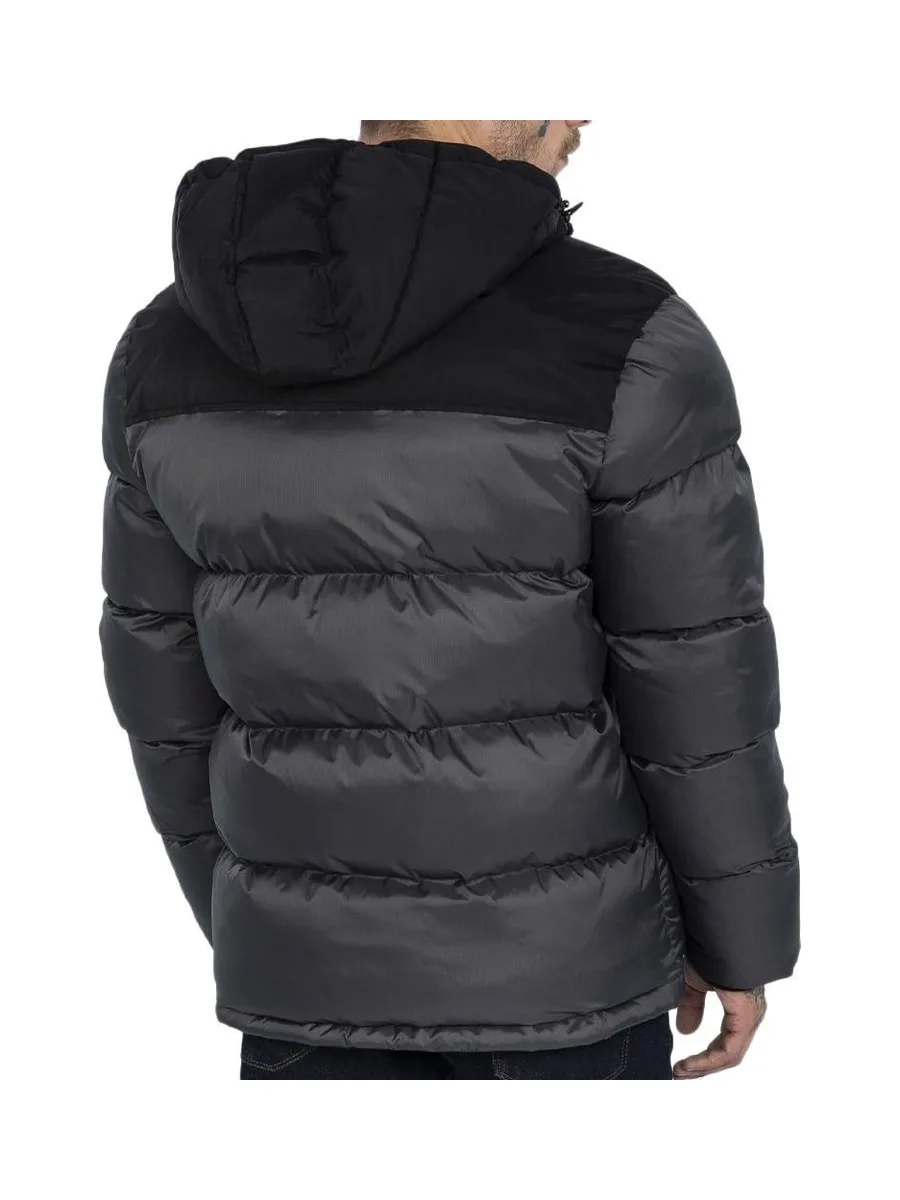 Doudoune Grise Homme Schott Utah 2