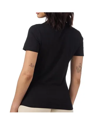 T-shirt Noir Femme Calvin Klein Jeans Printed 2