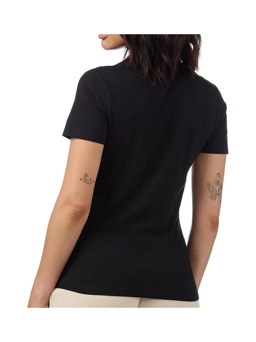 T-shirt Noir Femme Calvin Klein Jeans Printed 2