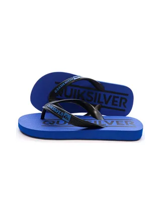 Tongs Bleu/Noir Garçon Quiksilver Java 1